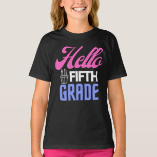 Hallo Fünfte Klasse, zurück zur Schule T-Shirt