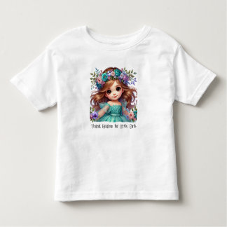 Hallo für kleine Mädchen Kleinkind T-shirt