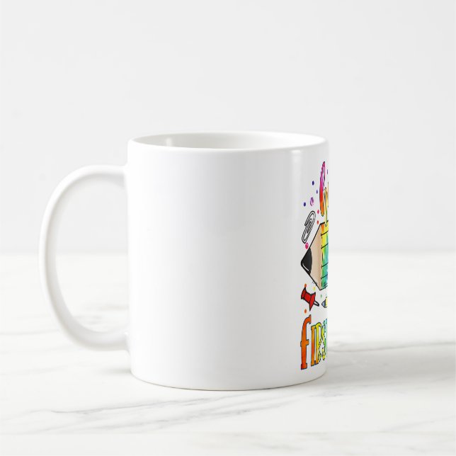 Hallo Gefärbte Krawatte Leopard Leopard Stift Zurü Kaffeetasse (Links)