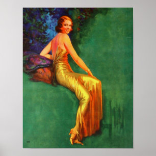 "Hallo" Gemälde - Edward Mason Eggleston Poster