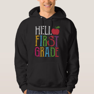 Hallo Geschenk für einen Erstklässler zum ersten S Hoodie