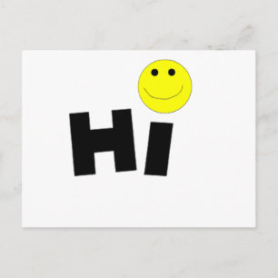 Hallo Gesicht) Postkarte