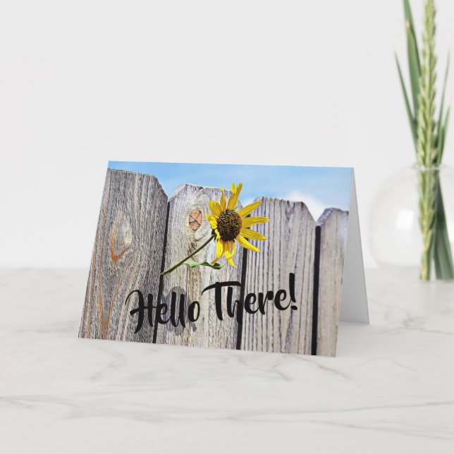 Hallo gibt die Schrift Gebetskarte 1 Thess. 5:11 Karte (Vorderseite)