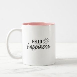 Hallo Glück Sonnenschein Tasse