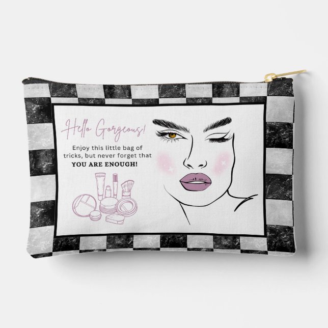 Hallo Gorgee Makeup Accessory Bag Zubehörtasche (Rückseite)