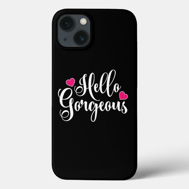 Hallo Gorgeous Case-Mate iPhone Hülle (Rückseite)