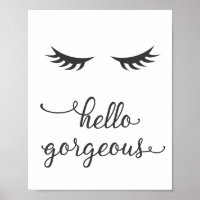 Hallo Gorgeous (Eyelashes) in Dunkelgrau