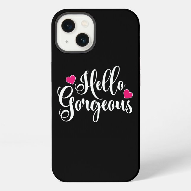 Hallo Gorgeous iPhone Hülle (Rückseite)