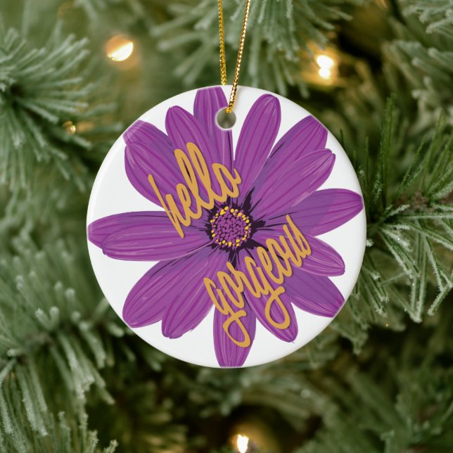 Hallo Gorgeous Keramikornament (Baum)