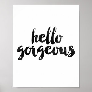 Hallo Gorgeous Poster