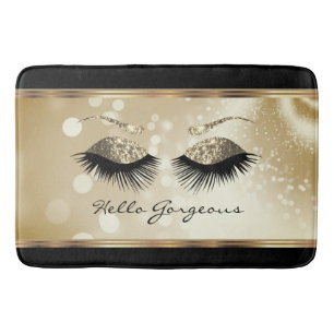 Hallo Gorgeous - Schöne Augenblicke mit Gold Badematte