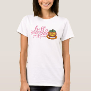 Hallo Gourd-geous Funny Halloween Pumpkin T-Shirt