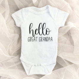 Hallo Große Großmutter Schwangerschaft Ankündigung Baby Strampler