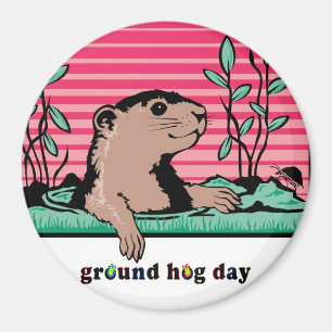 Hallo, Groundhog's Shadow - Magnet