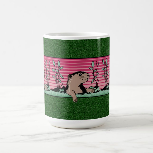 Hallo, Groundhog's Shadow - Tasse (Mittel)