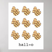 Hallo Hallo Halloumi Cheese Funny Feinschmecker Ar
