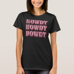 Hallo Hallo Südwestliches Mädchen Land Rodeo Co T-Shirt