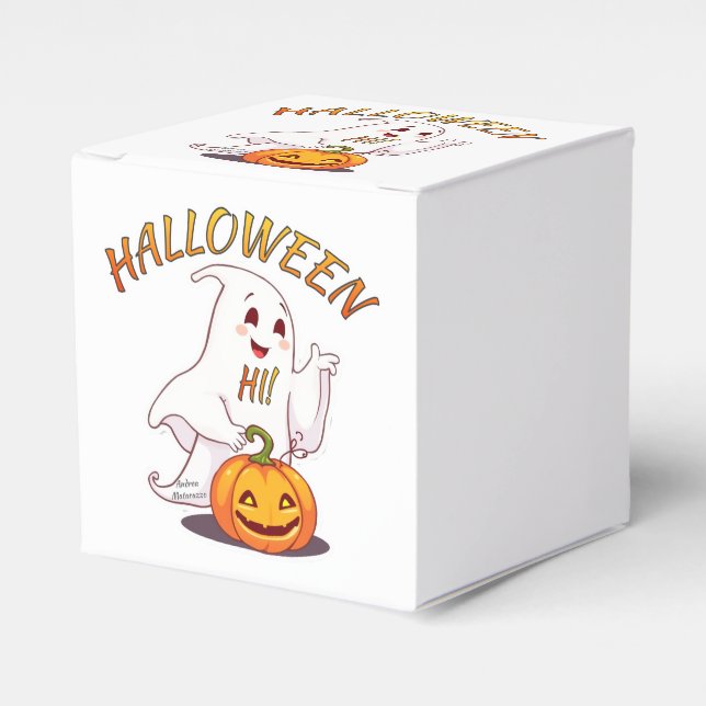 Hallo! Halloween Geschenkschachtel (Vorderseite)
