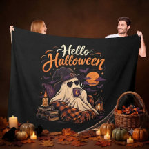 Hallo Halloween Süßer Geist Trinkt Kaffee