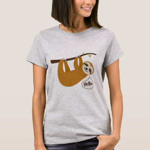 Hallo, hängend um Trägheit T-Shirt