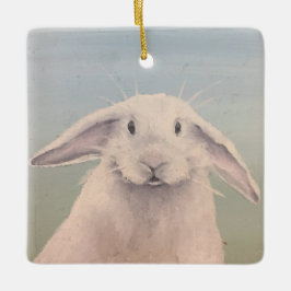 Hallo Häschen Keramikornament