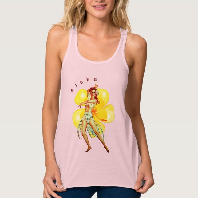 Hallo Hawaii Tank Top (Vorderseite)