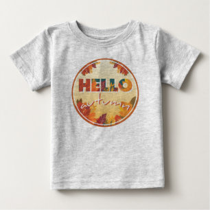 Hallo Herbst Baby T-shirt
