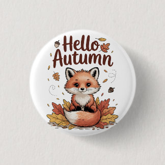 Hallo Herbst Button