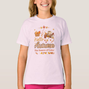 Hallo Herbst-Die Jahreszeit der Herbstlaub der Far T-Shirt