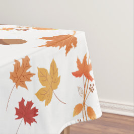 Hallo Herbst Herbst Blätter Nahtloses Muster Tischdecke
