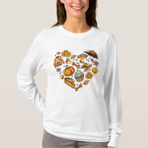 Hallo Herbst Herbst lässt gemütliche Saison Herbst T-Shirt