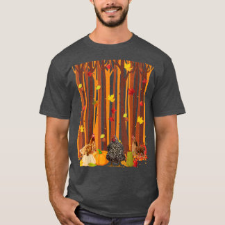 Hallo Herbst Hühnerapfel Leaf Fall Pumpkin Mens T-Shirt