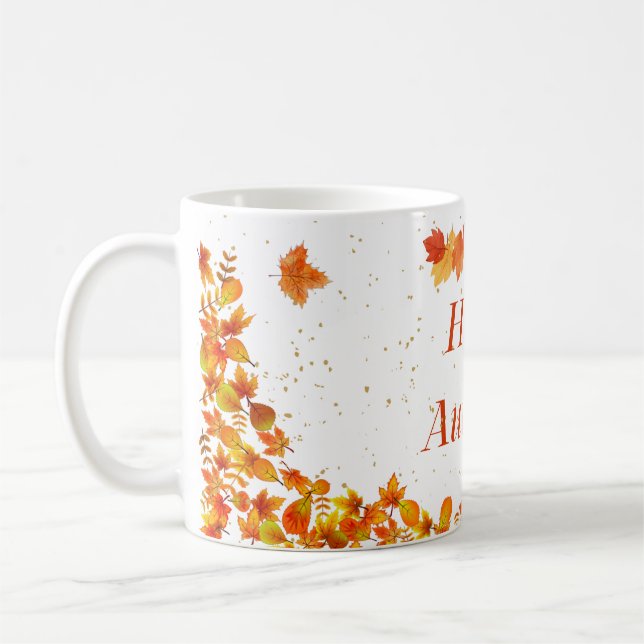 Hallo Herbst-Kaffeetasse Kaffeetasse (Links)
