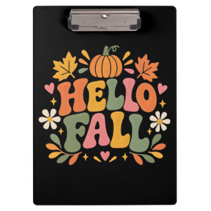 Hallo Herbst Klemmbrett