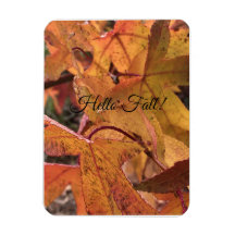 "Hallo Herbst!" Kühlschrankmagnet