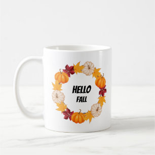 Hallo Herbst Kürbis – Gemütliche Herbstsaison Kaffeetasse