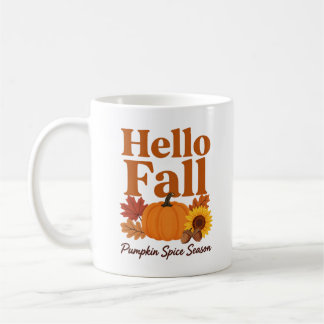 Hallo Herbst-Kürbisgewürz-Saison Tasse Herbsternte