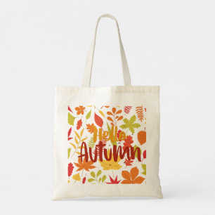 Hallo Herbst Laub-Tragetasche Tragetasche