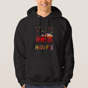 Hallo Herbst LKW Frohen Erntedanktag November H Hoodie