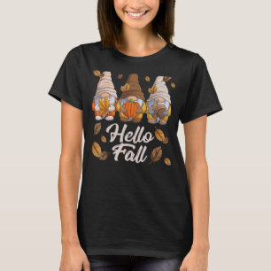 Hallo Herbst, lustige Herbstgome, Herbstleaven T-Shirt