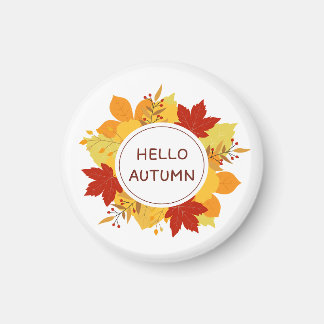 hallo Herbst Magnet