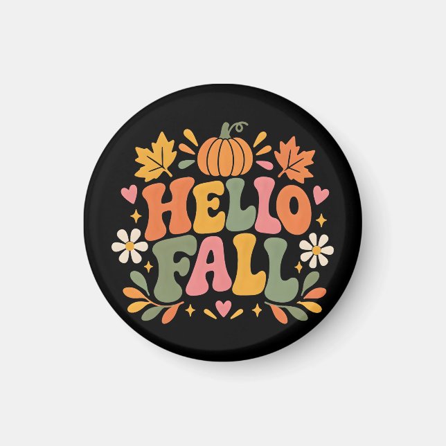 Hallo Herbst Magnet (Vorne)