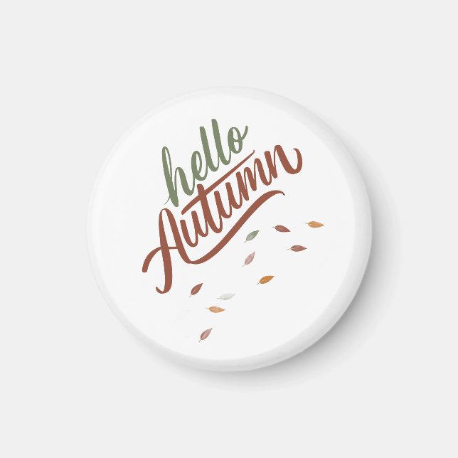 Hallo Herbst Magnet (Vorne)