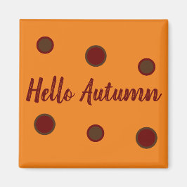 Hallo Herbst Magnet