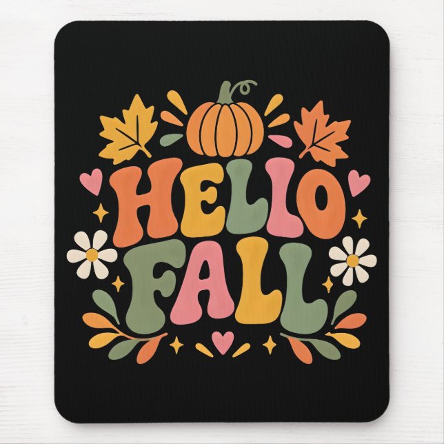 Hallo Herbst Mousepad (Vorne)