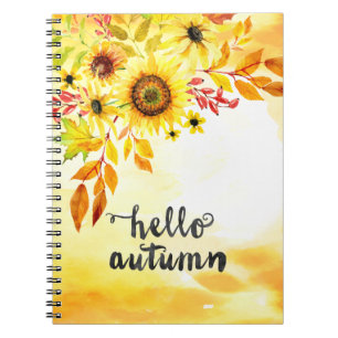 Hallo Herbst Notizblock