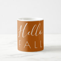 Hallo Herbst Orange Minimalistisch Herbst