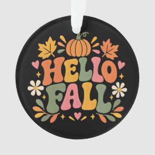 Hallo Herbst Ornament