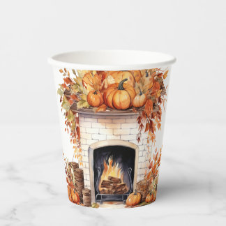 Hallo Herbst Papier Kaffeefall Tasse, Vintager Fal Pappbecher