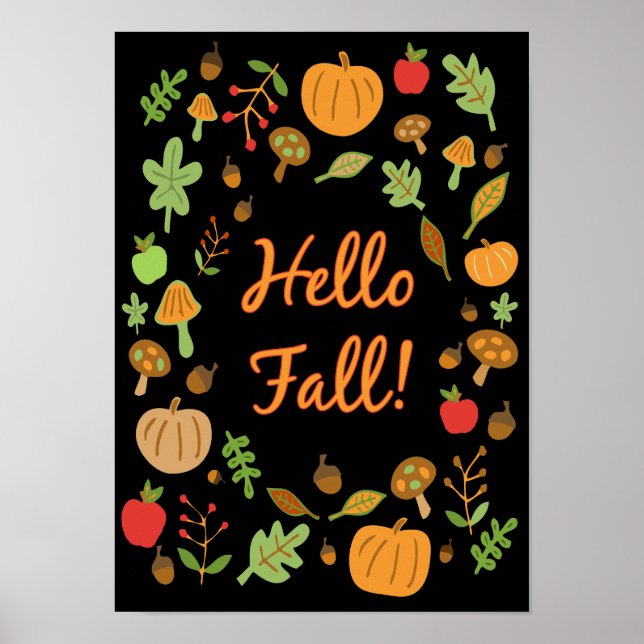 Hallo Herbst! Poster (Vorne)